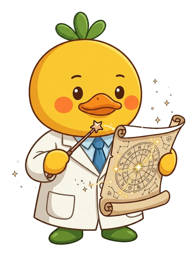 巻物で解説するウンポポ博士